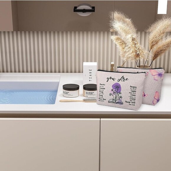 Best Christian Gifts for Women Faith Based Makeup Bags, Catholic Spiritual Relig - Picture 6 of 6